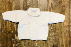 Cardigan - giacca lana bianco 3m Nouveau-Ne