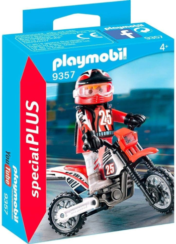 Playmobil motociclista 9357 NUOVO