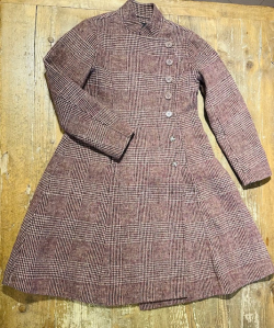 Cappotto lana quadretti marr-rosa 9-10a Richmond